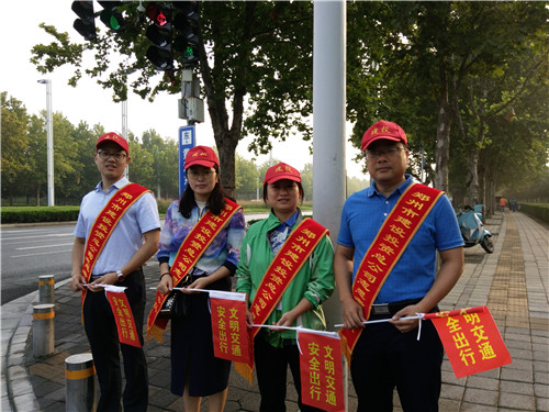 PG网页版登录入口-PG(中国)积极开展“文明交通”义务劝导活动